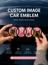 Enamel Custom Car Badge -Custom Car Emblem for Audi Vehicles| Master Artisan Hand-Painted Emblem