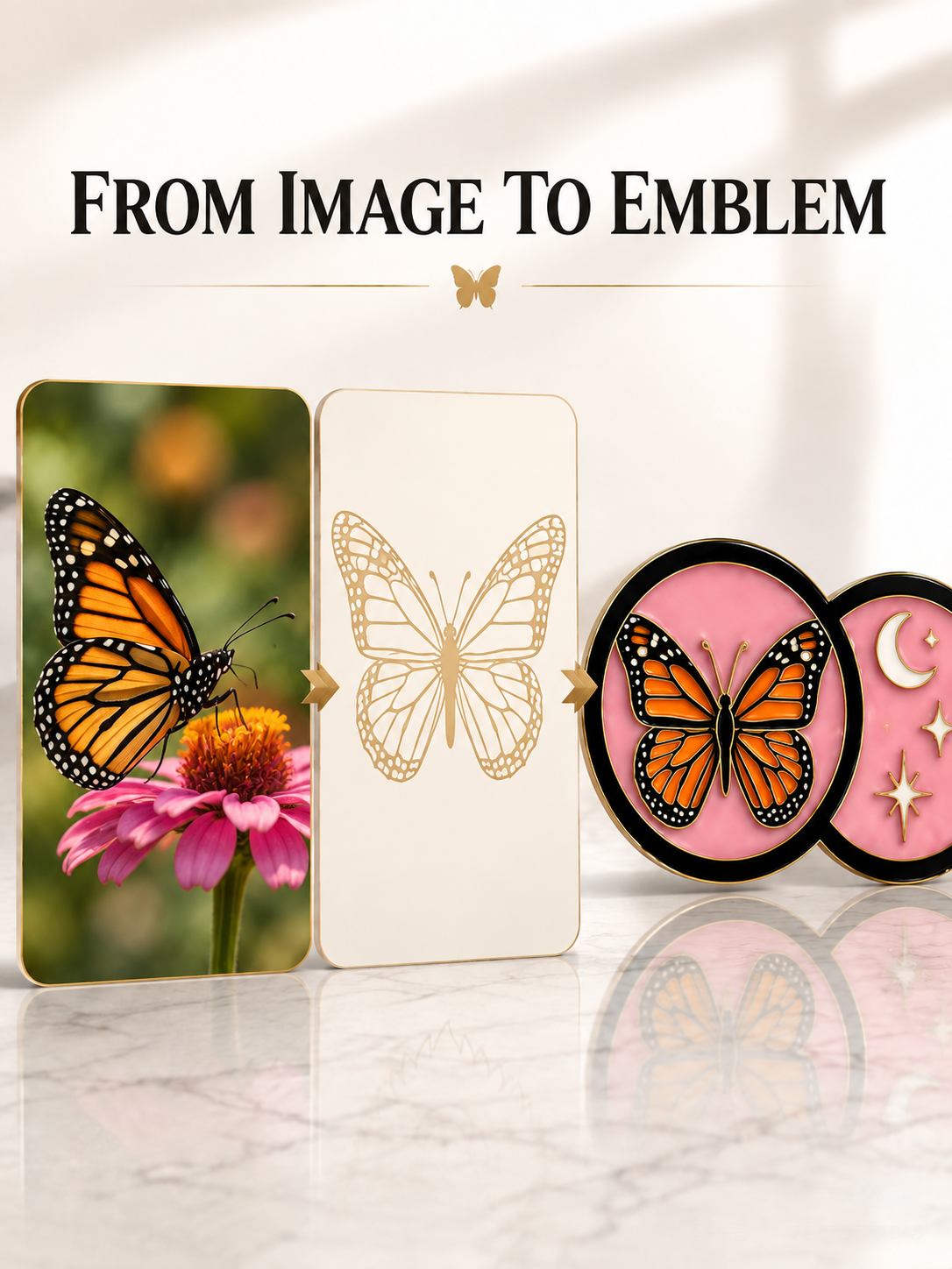 Enamel Custom Car Badge -Custom Car Emblem for Audi Vehicles| Master Artisan Hand-Painted Emblem