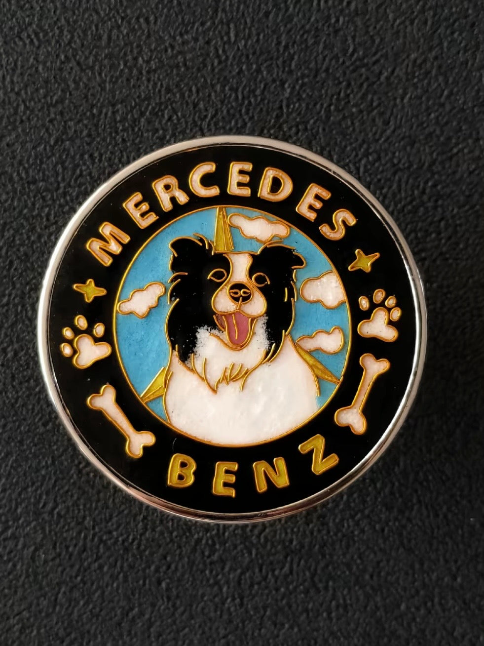 Enamel Custom Car Badge -Custom Car Emblem for Mercedes-Benz Vehicles| Master Artisan Hand-Painted Emblem