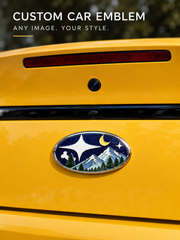 Enamel Custom Car Badge - Custom Car Emblem for Subaru Vehicles| Master Artisan Hand-Painted Emblem