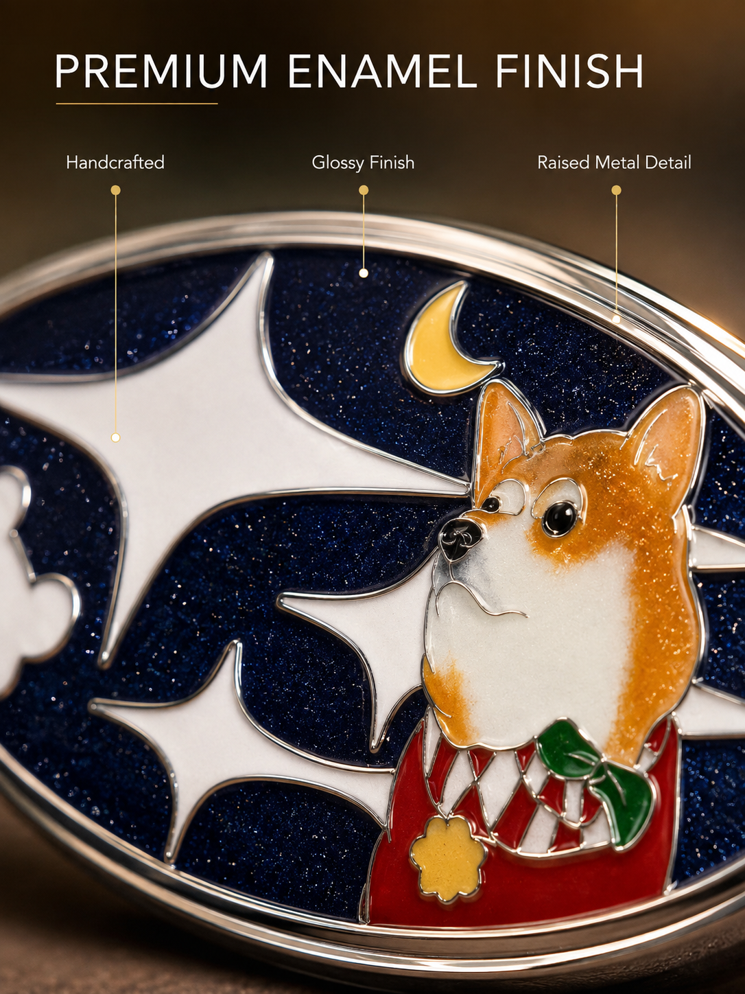 Enamel Custom Car Badge - Custom Car Emblem for Subaru Vehicles| Master Artisan Hand-Painted Emblem