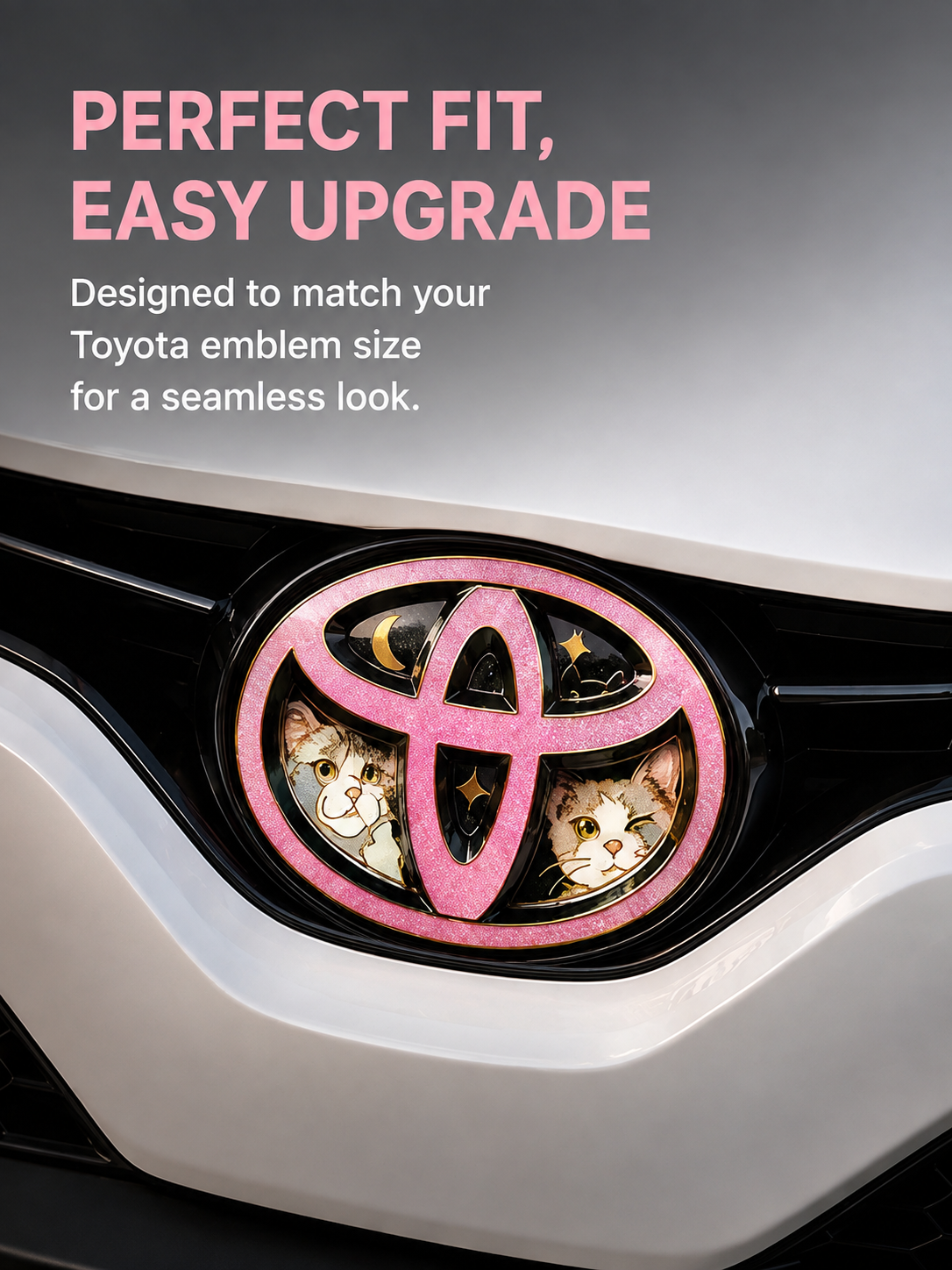 Enamel Custom Car Badge -Custom Car Emblem for Toyota Vehicles| Master Artisan Hand-Painted Emblem