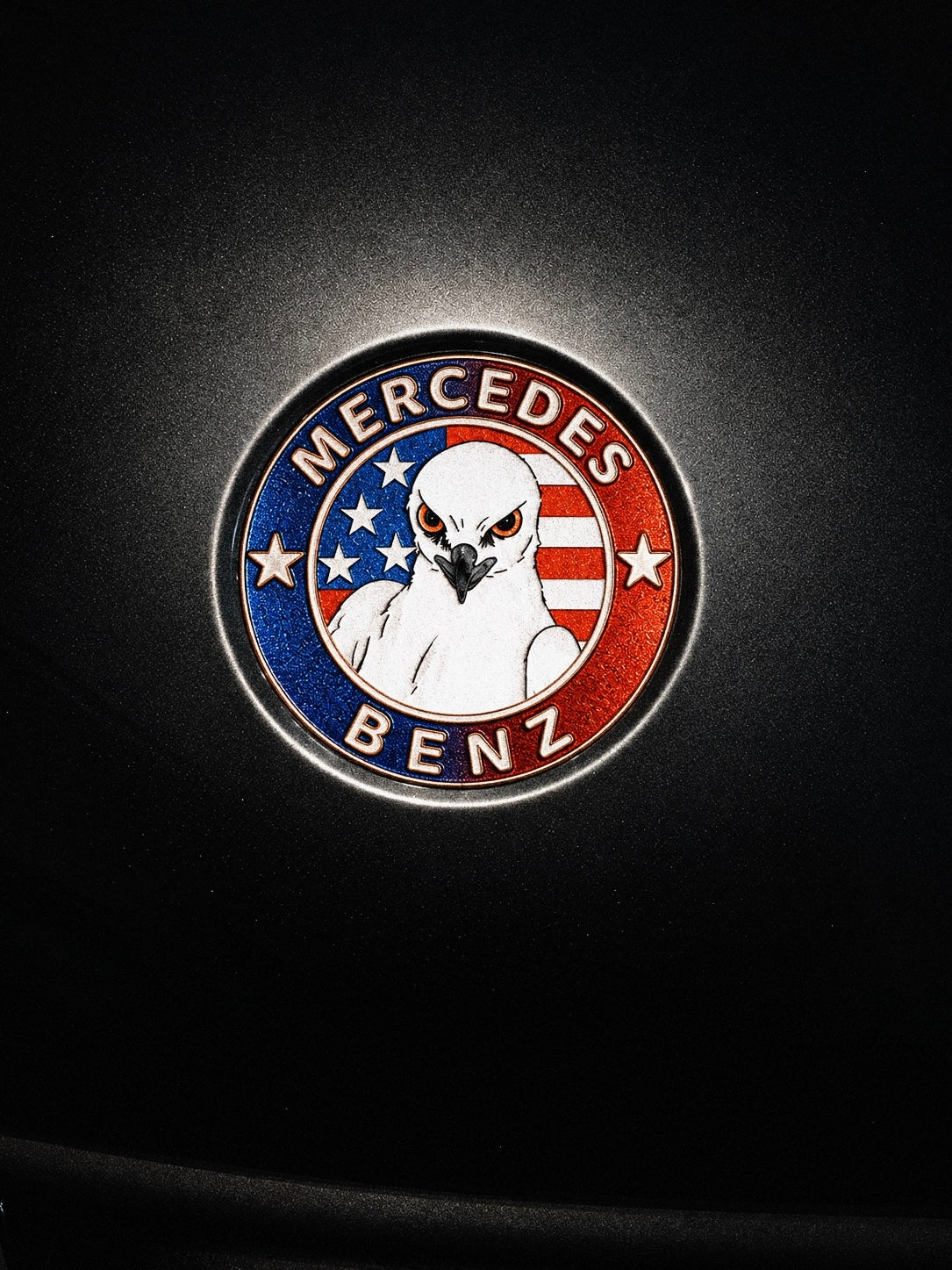 Enamel Custom Car Badge -Custom Car Emblem for Mercedes-Benz Vehicles| Master Artisan Hand-Painted Emblem